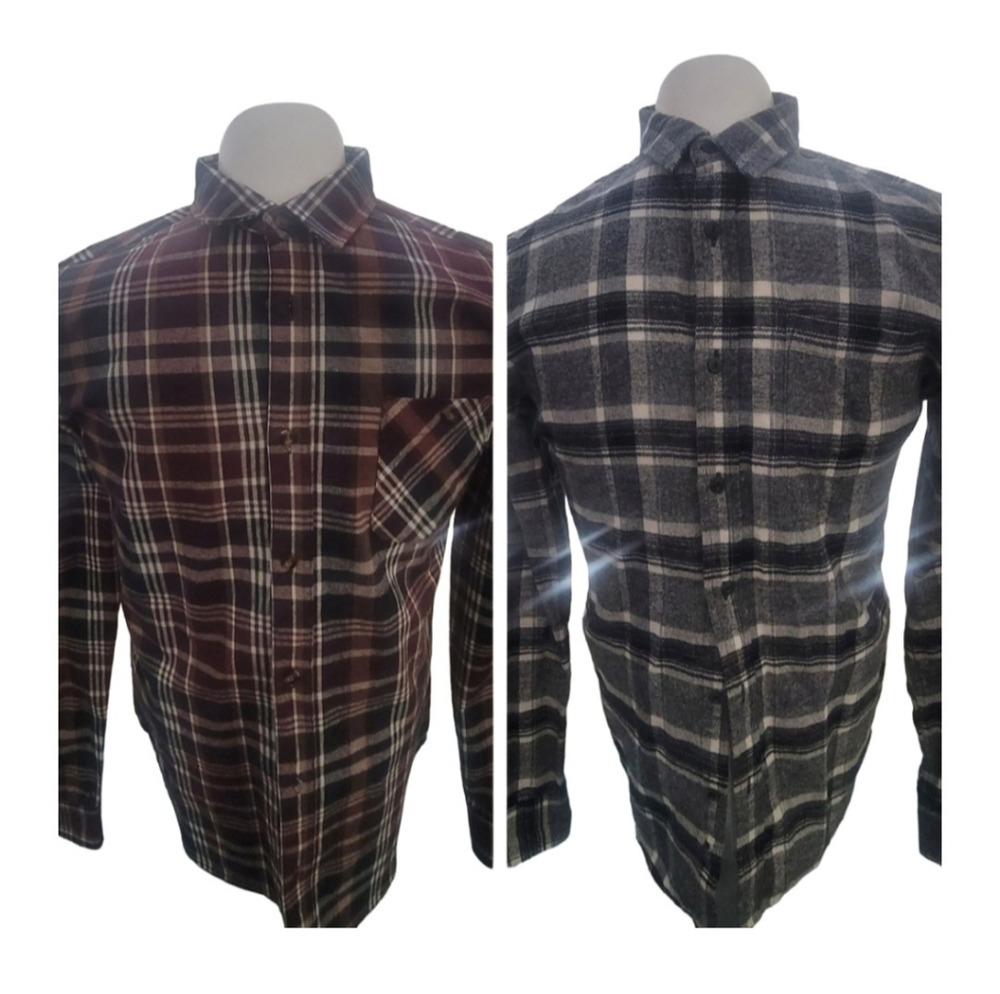 American Rag/Active Flannels 2/$20 Small